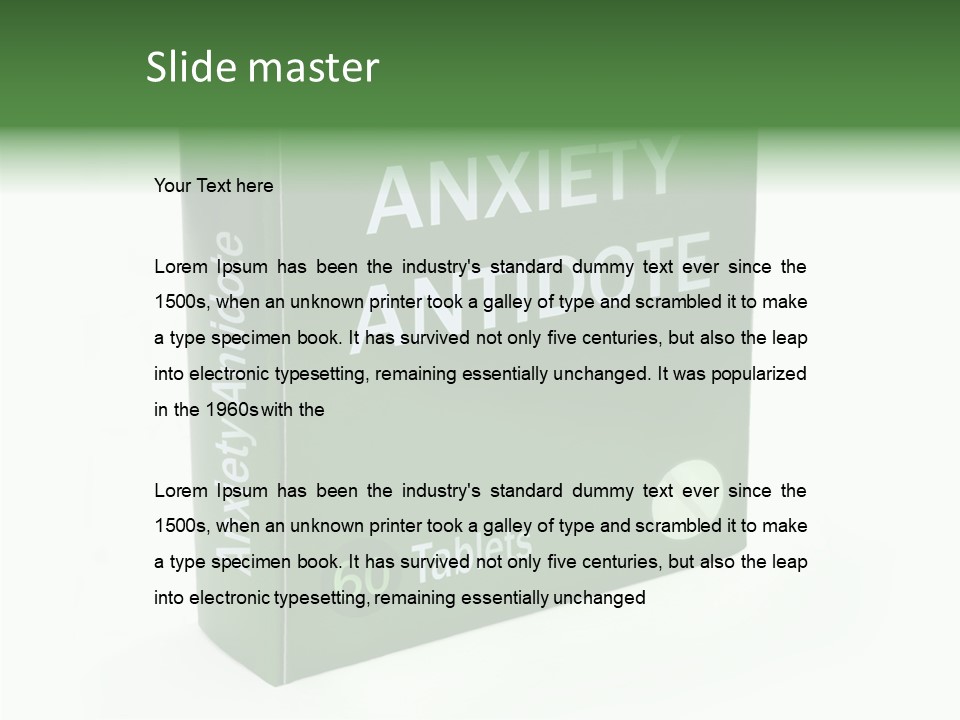 Fear Suffer Trouble PowerPoint Template