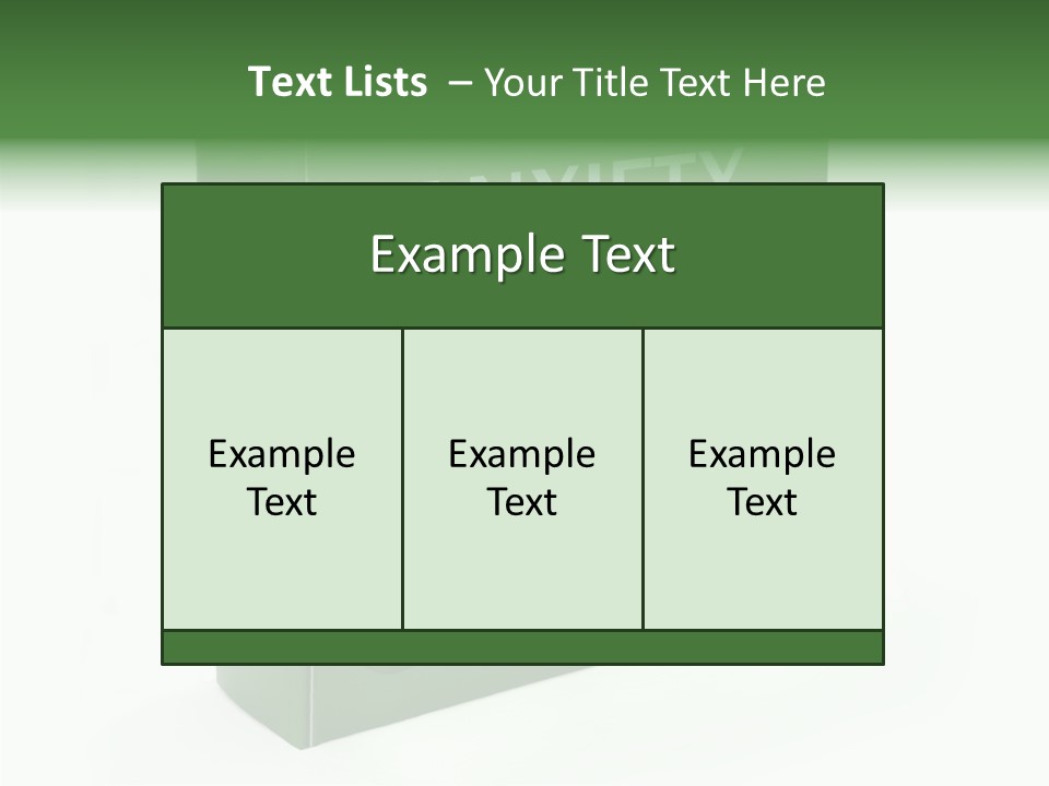 Fear Suffer Trouble PowerPoint Template
