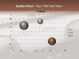 A Close Up Of A Typewriter With A Ruler PowerPoint Template