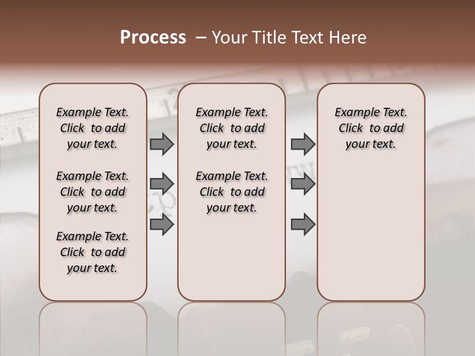 A Close Up Of A Typewriter With A Ruler PowerPoint Template