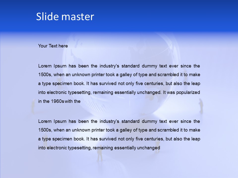 Macro Meeting Closeup PowerPoint Template