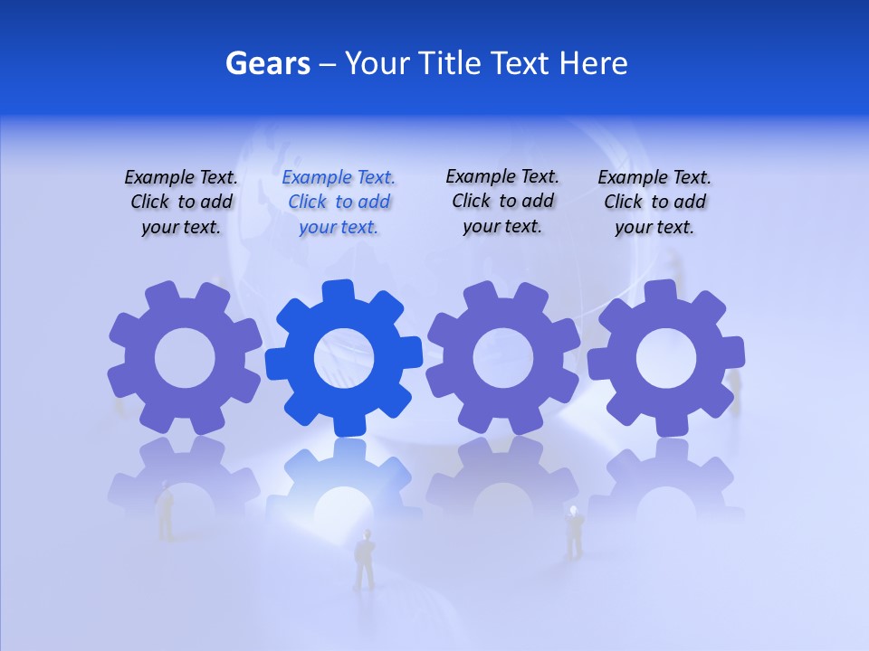 Macro Meeting Closeup PowerPoint Template