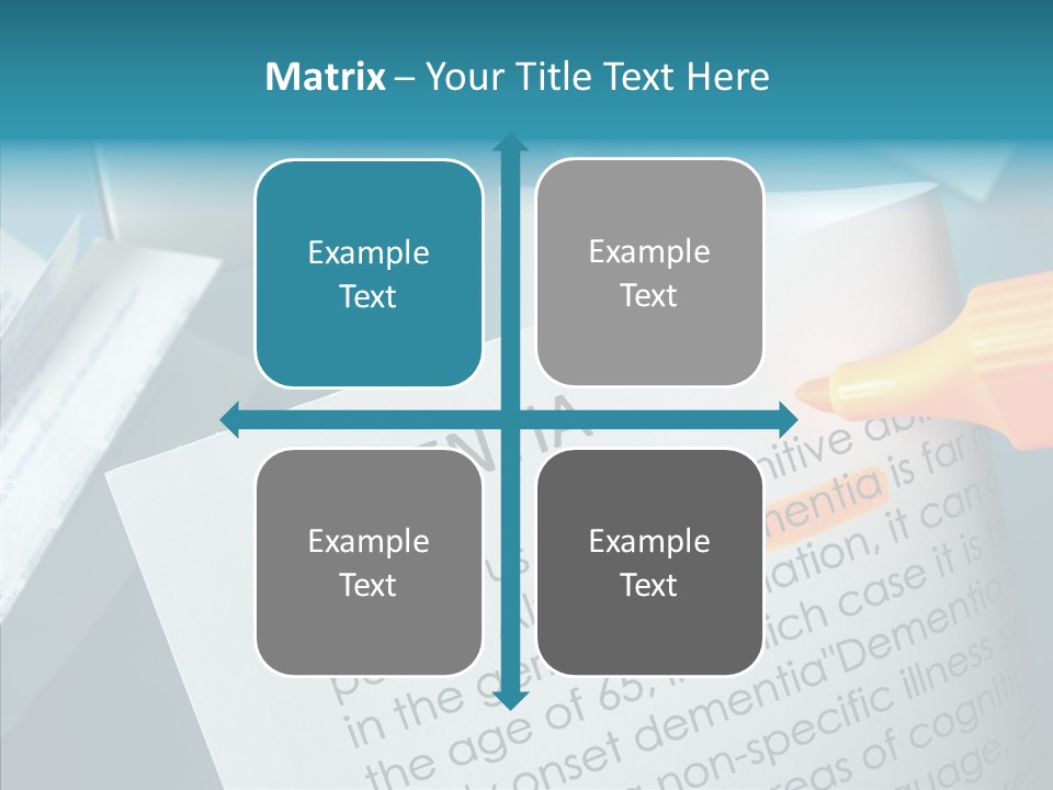 Living Word Loss PowerPoint Template