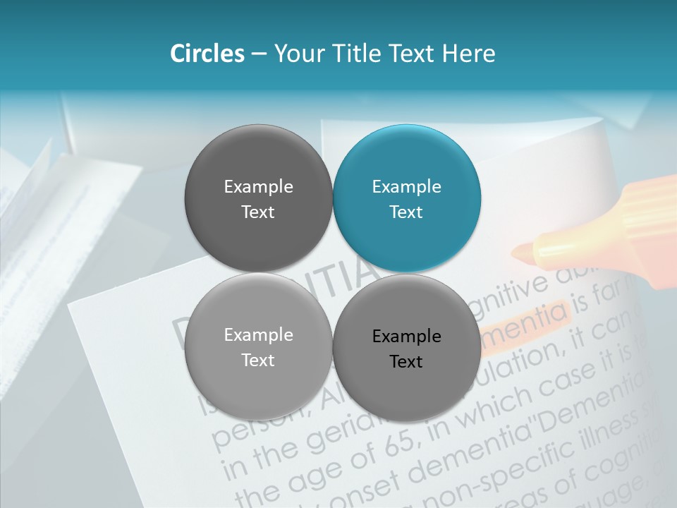 Living Word Loss PowerPoint Template