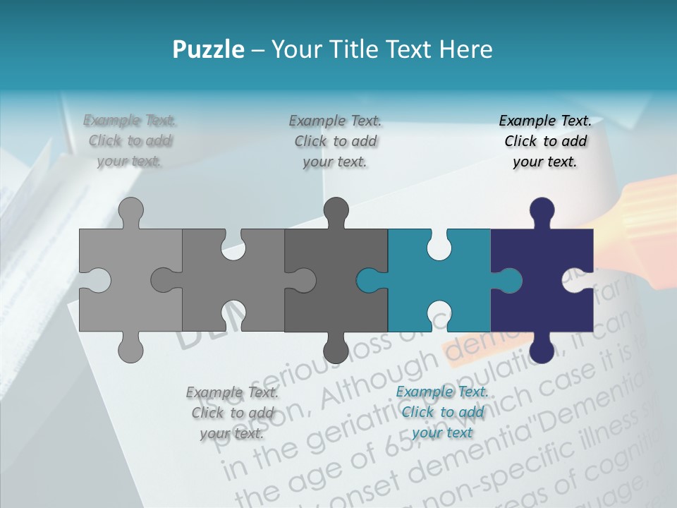 Living Word Loss PowerPoint Template