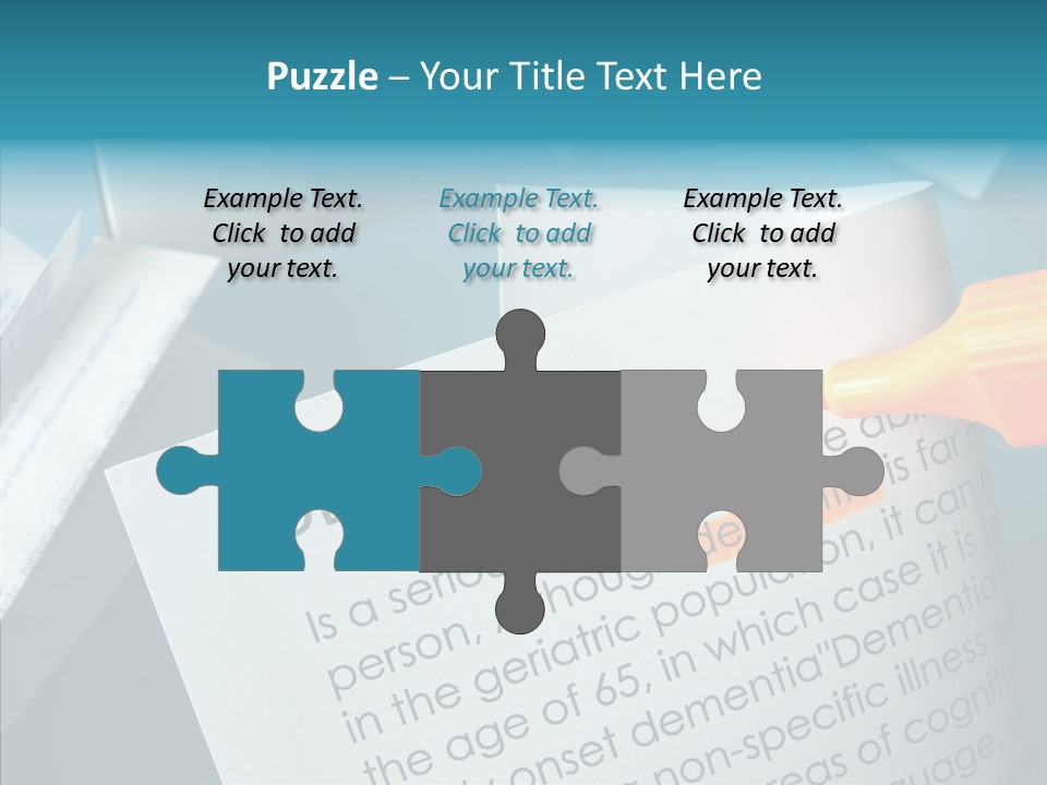 Living Word Loss PowerPoint Template