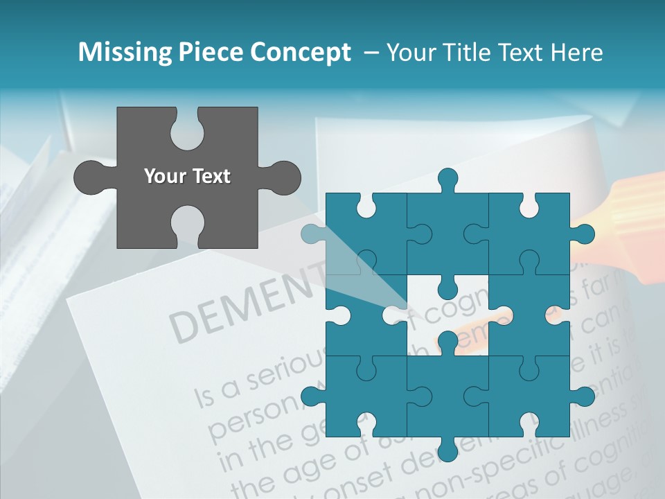 Living Word Loss PowerPoint Template