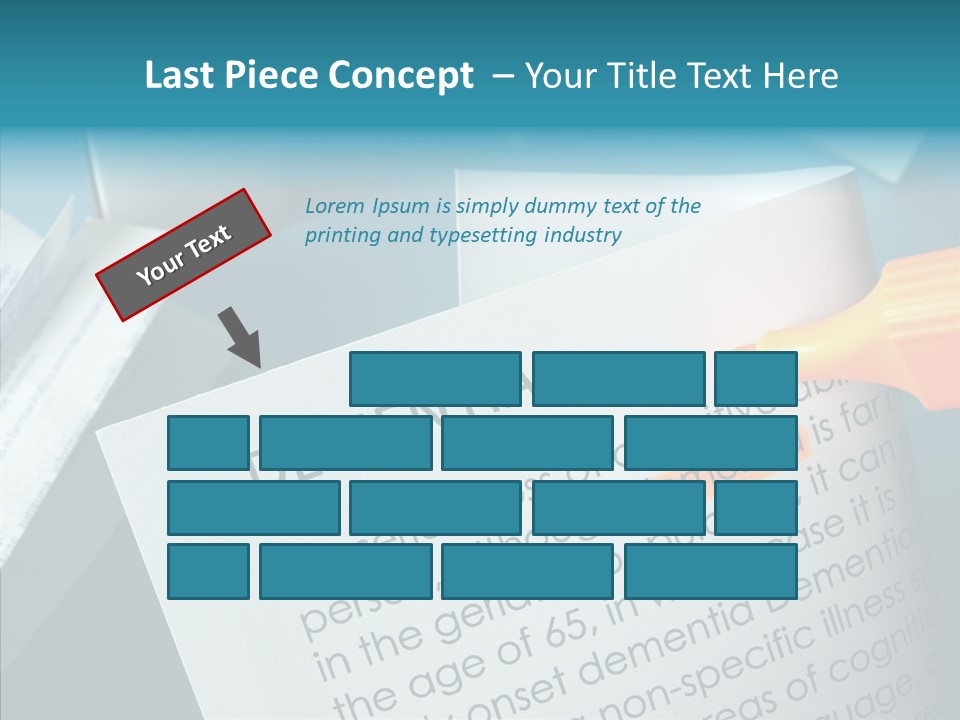 Living Word Loss PowerPoint Template