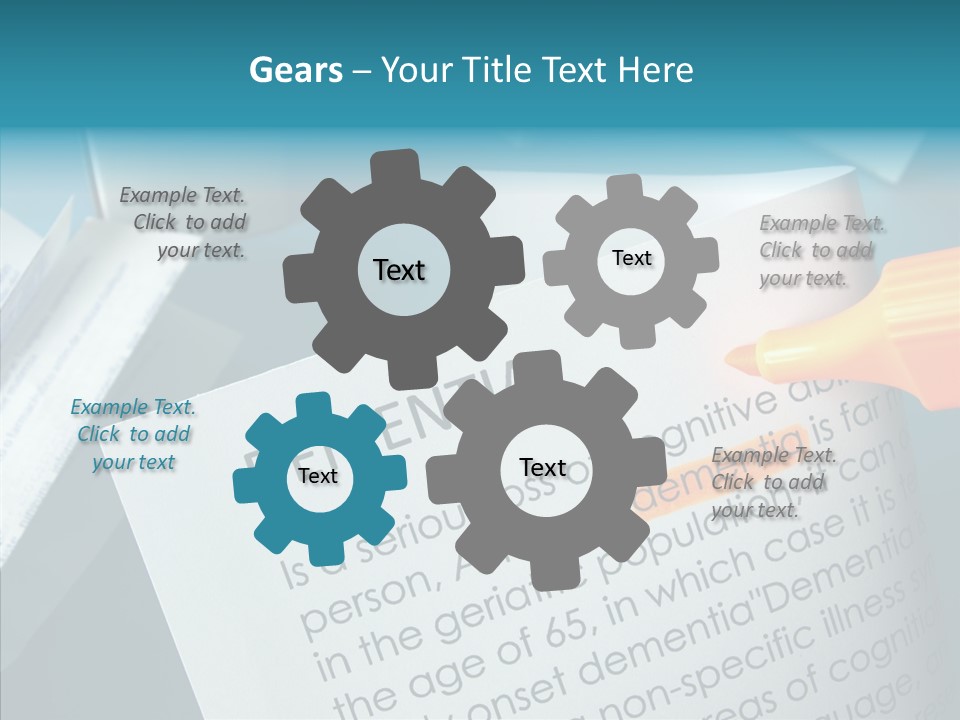 Living Word Loss PowerPoint Template