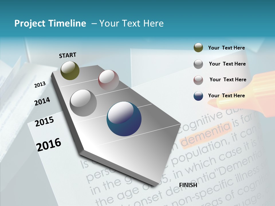 Living Word Loss PowerPoint Template