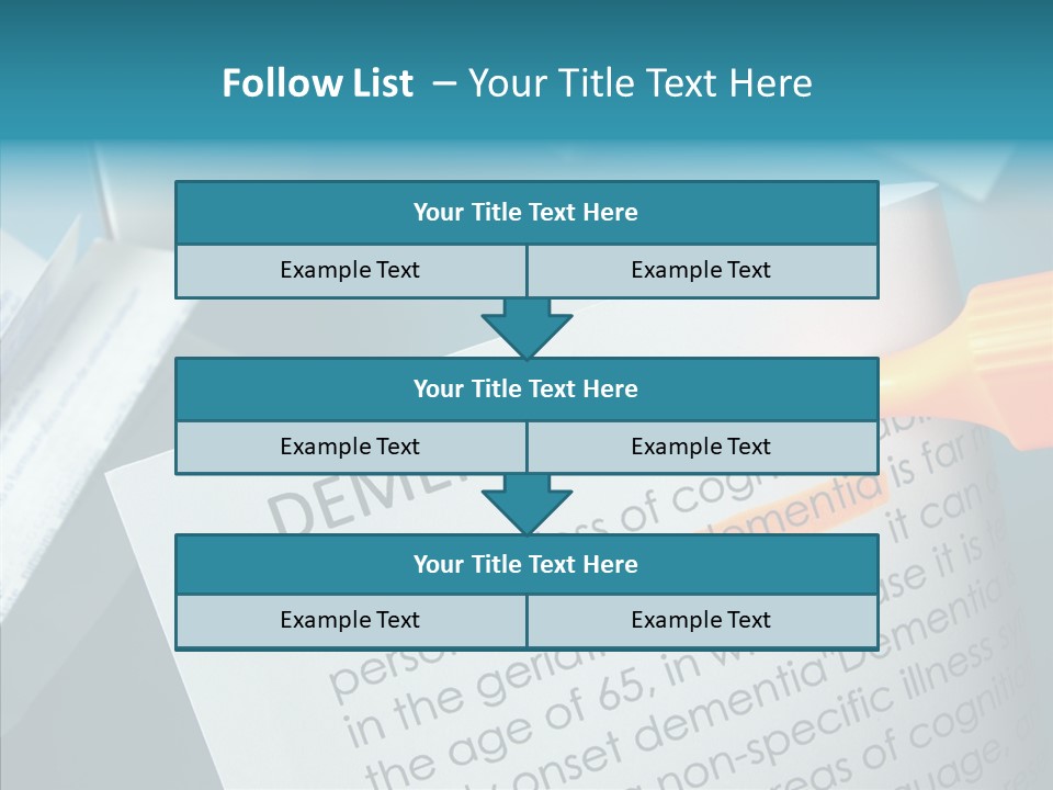 Living Word Loss PowerPoint Template