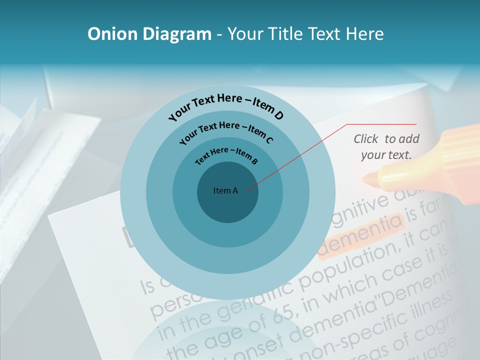 Living Word Loss PowerPoint Template