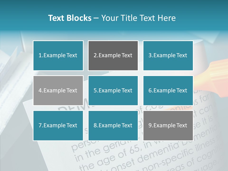 Living Word Loss PowerPoint Template