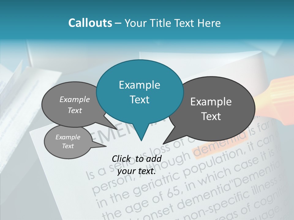 Living Word Loss PowerPoint Template