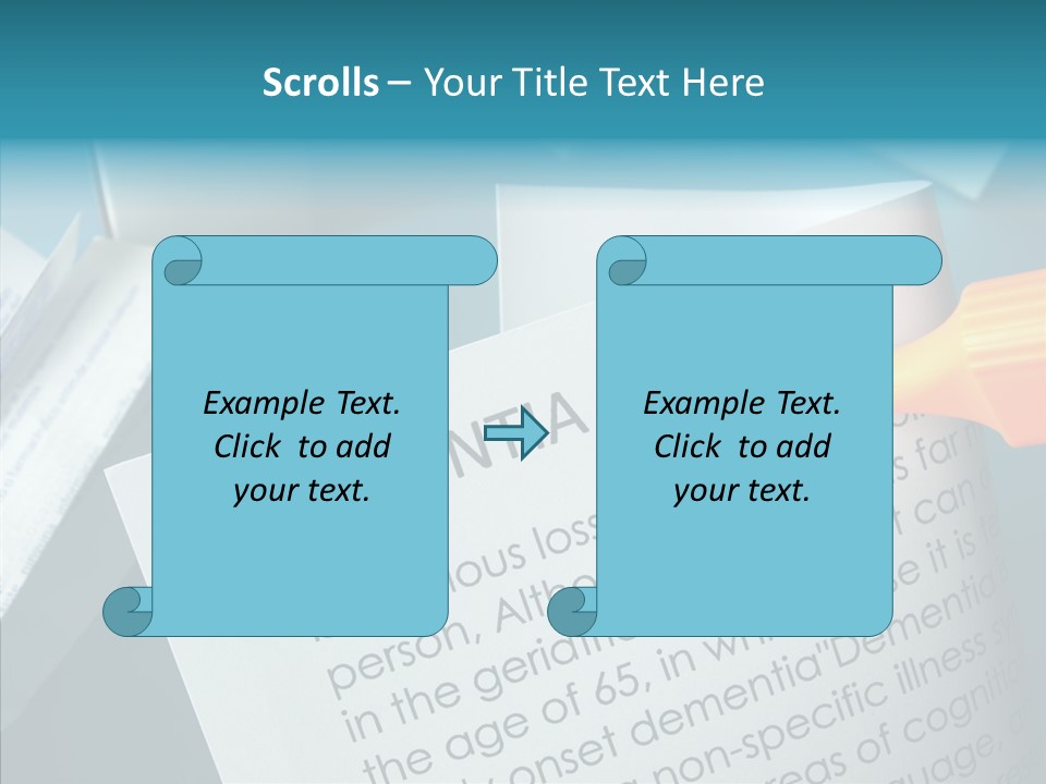 Living Word Loss PowerPoint Template
