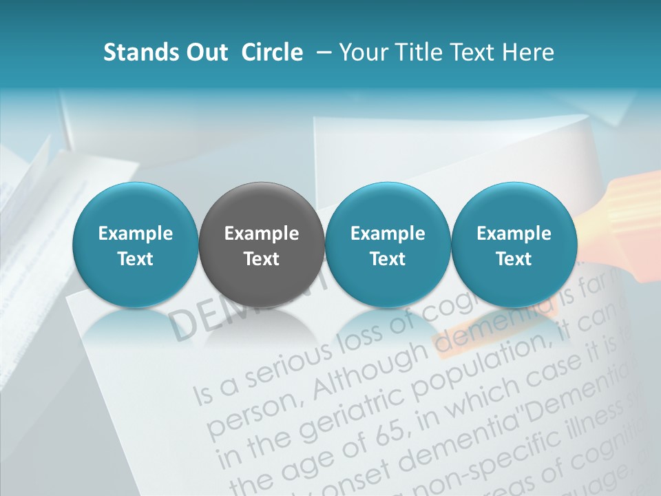 Living Word Loss PowerPoint Template
