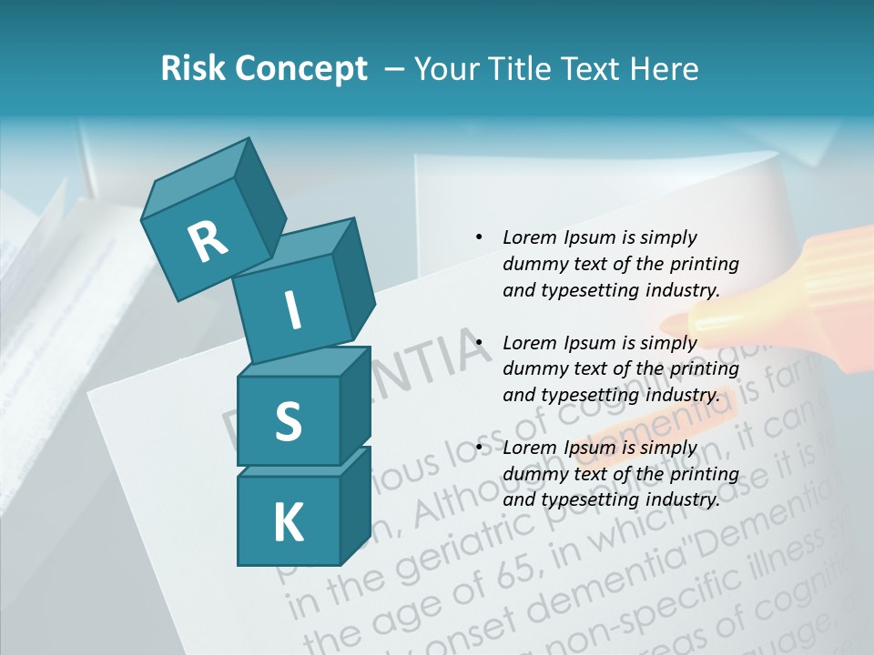 Living Word Loss PowerPoint Template