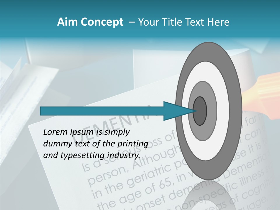 Living Word Loss PowerPoint Template