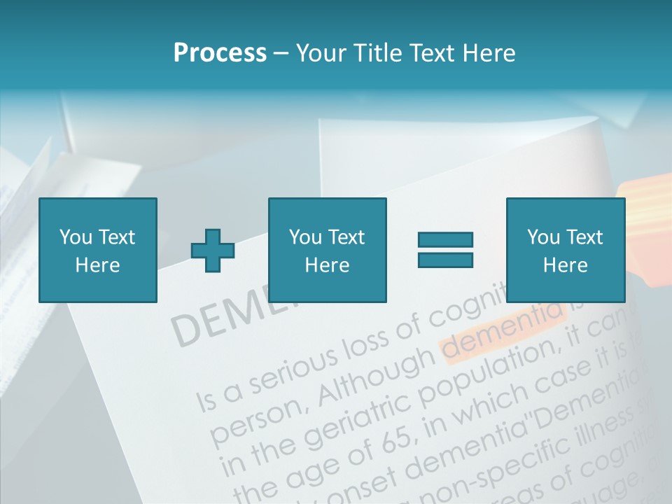 Living Word Loss PowerPoint Template