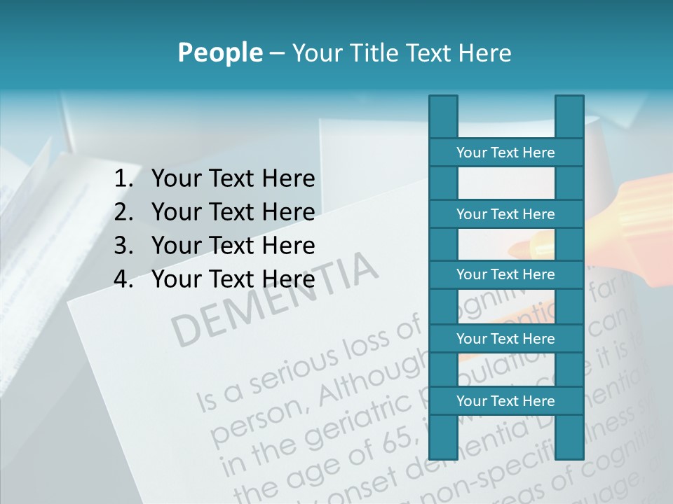 Living Word Loss PowerPoint Template