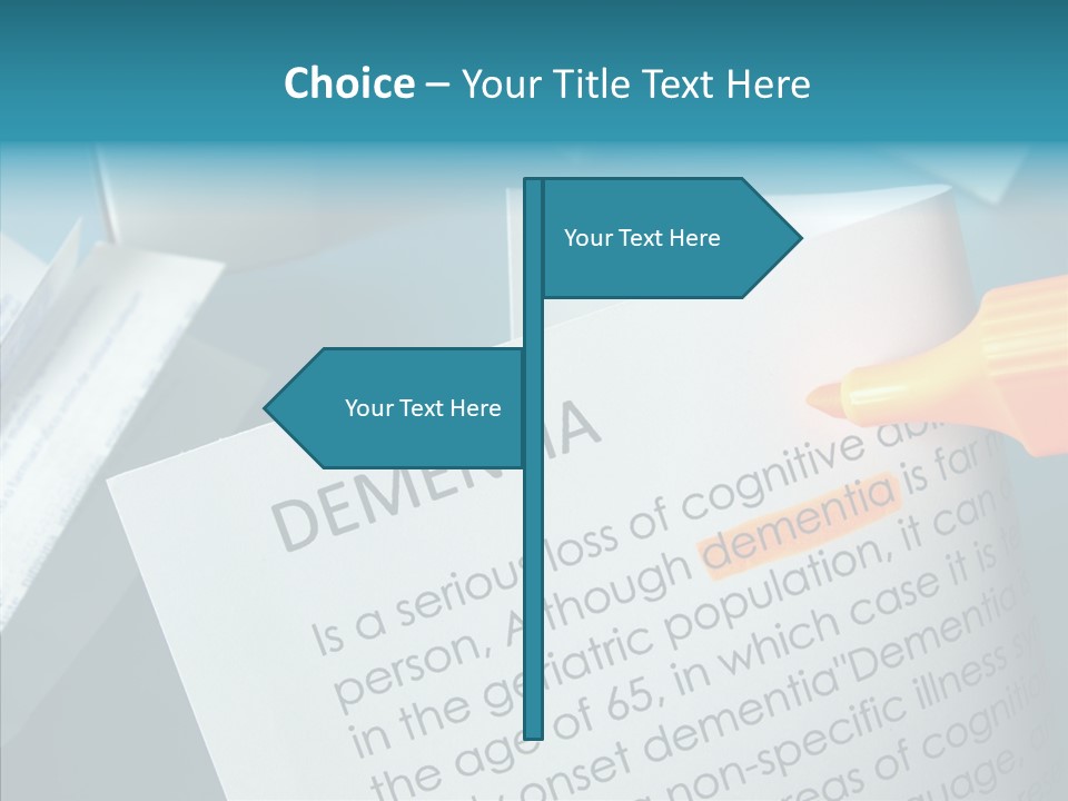 Living Word Loss PowerPoint Template