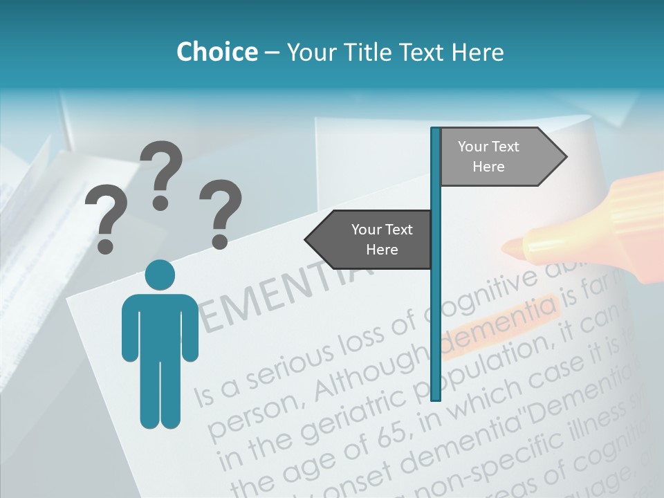 Living Word Loss PowerPoint Template