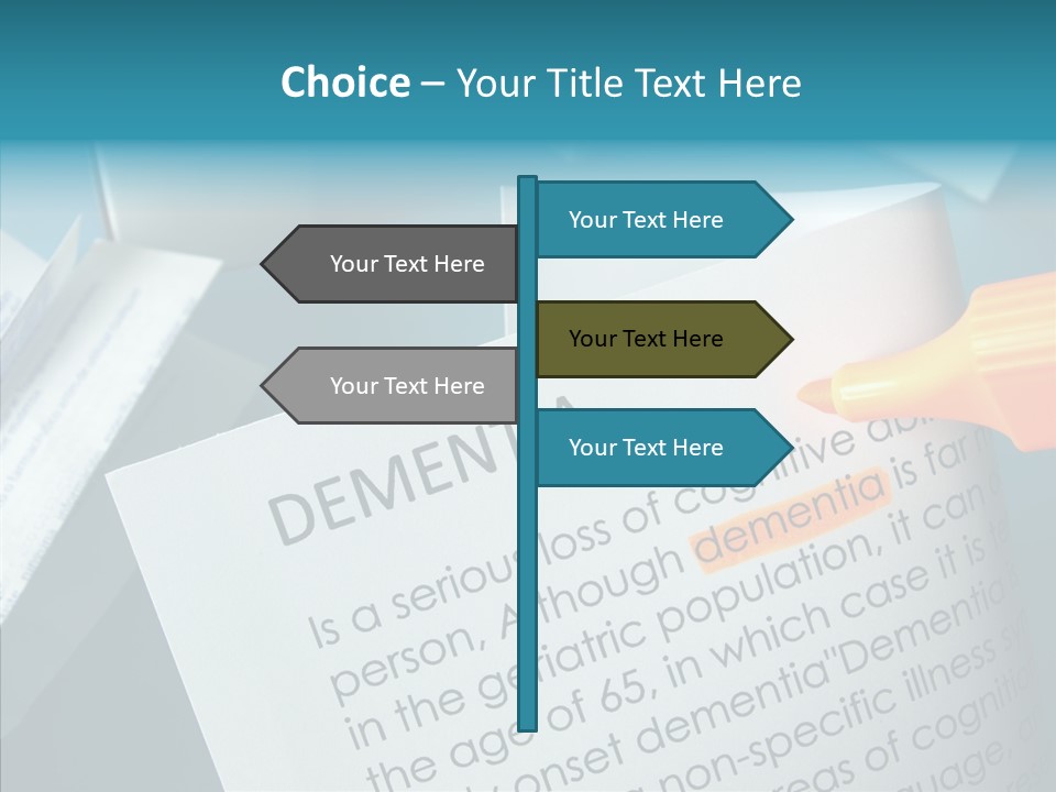 Living Word Loss PowerPoint Template