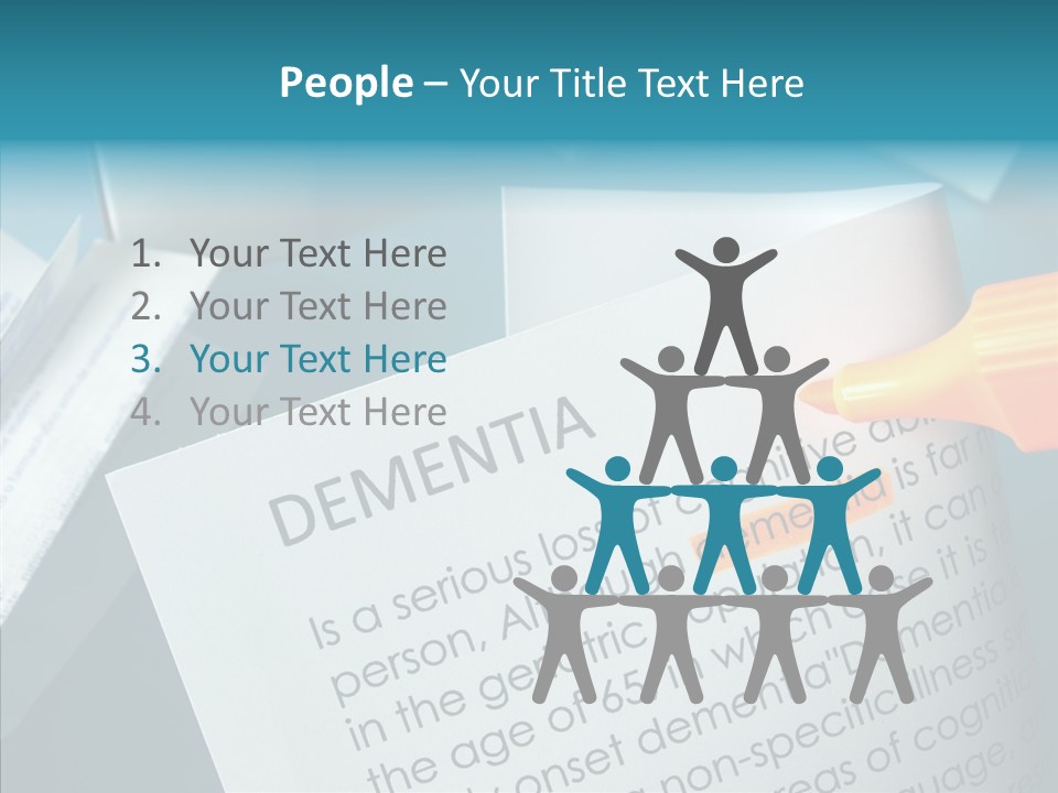 Living Word Loss PowerPoint Template