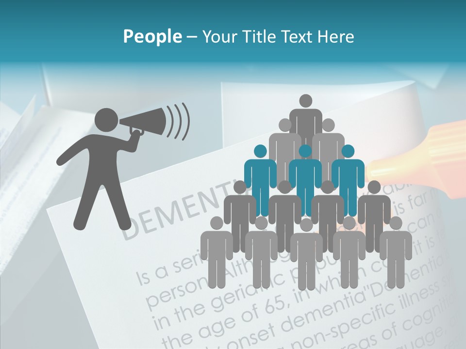 Living Word Loss PowerPoint Template