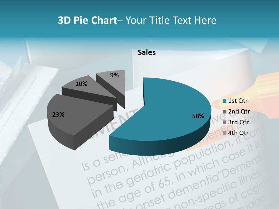Living Word Loss PowerPoint Template