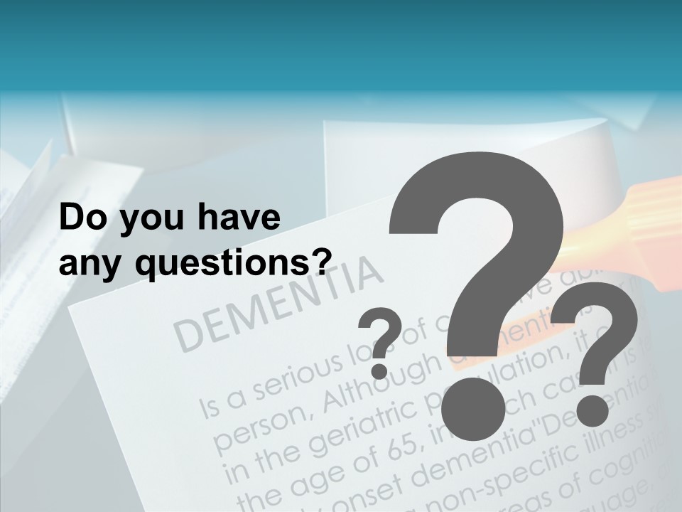 Living Word Loss PowerPoint Template