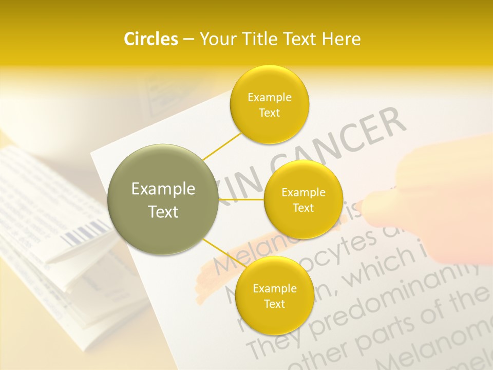 Medications Diagnosis Malignant PowerPoint Template