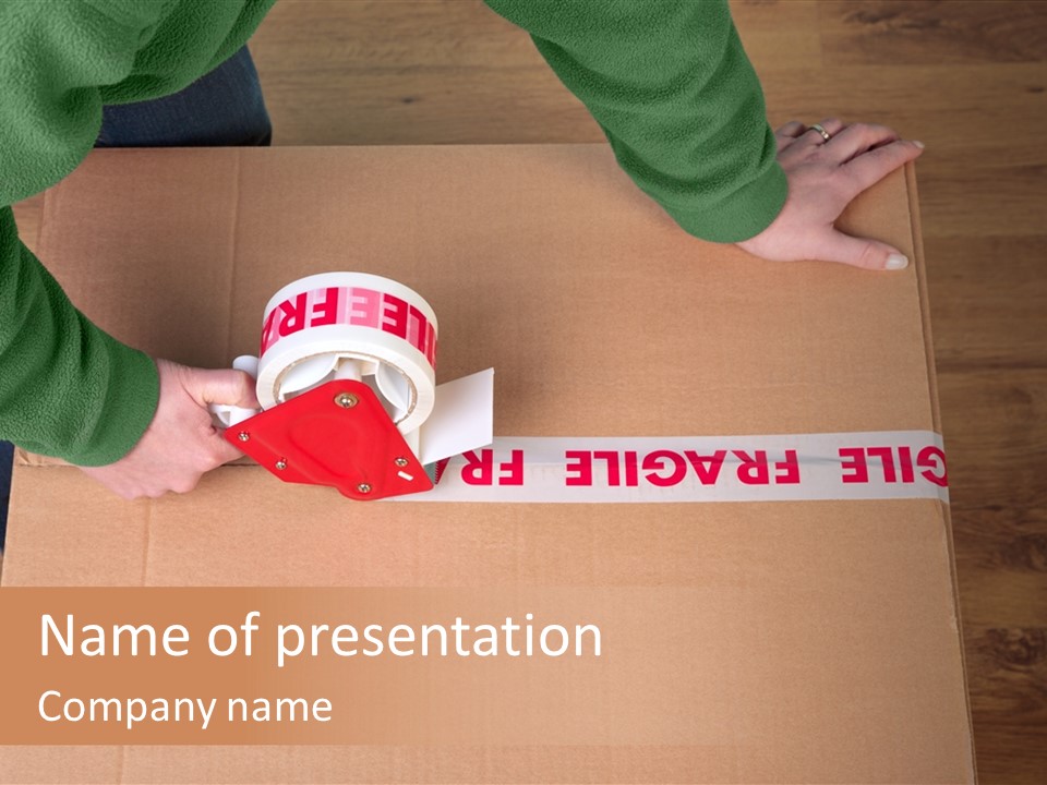 Moving House Box Preperation PowerPoint Template