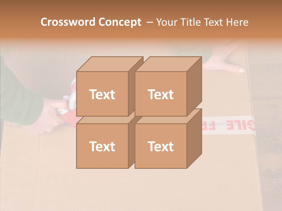 Moving House Box Preperation PowerPoint Template