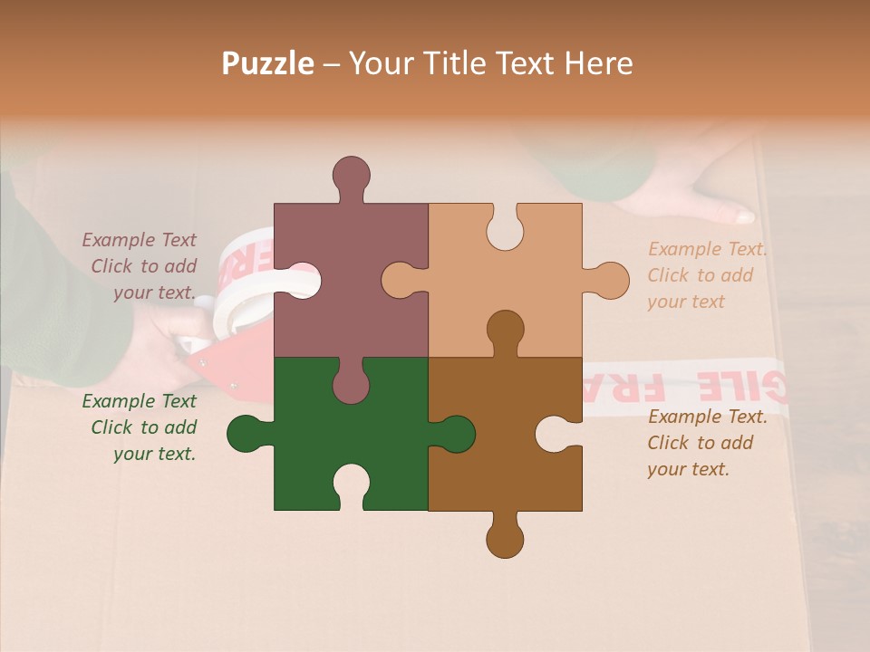 Moving House Box Preperation PowerPoint Template