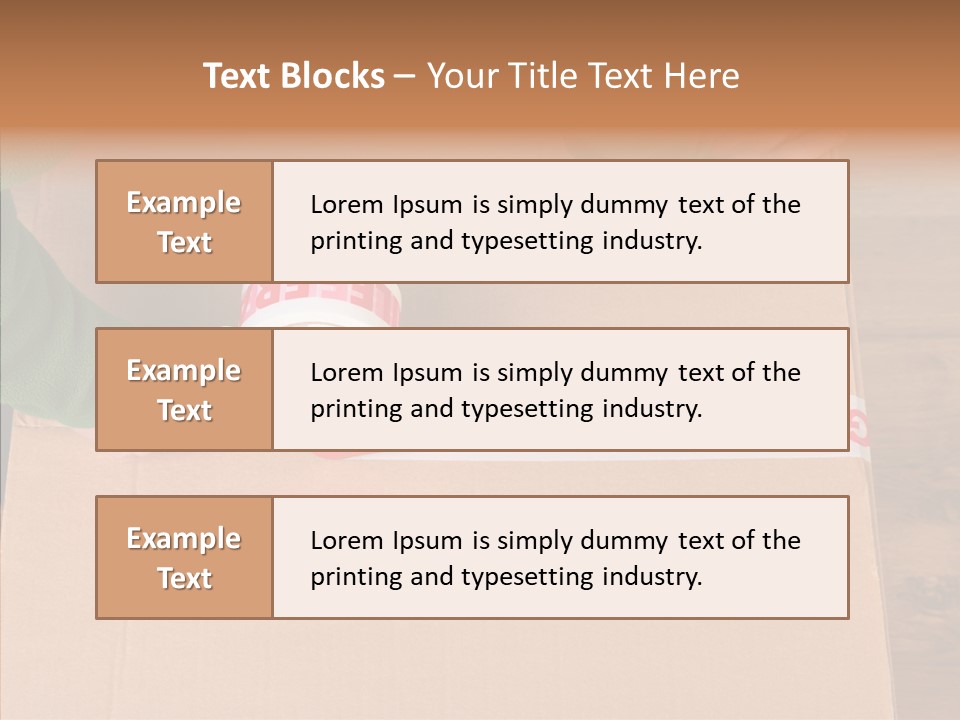 Moving House Box Preperation PowerPoint Template