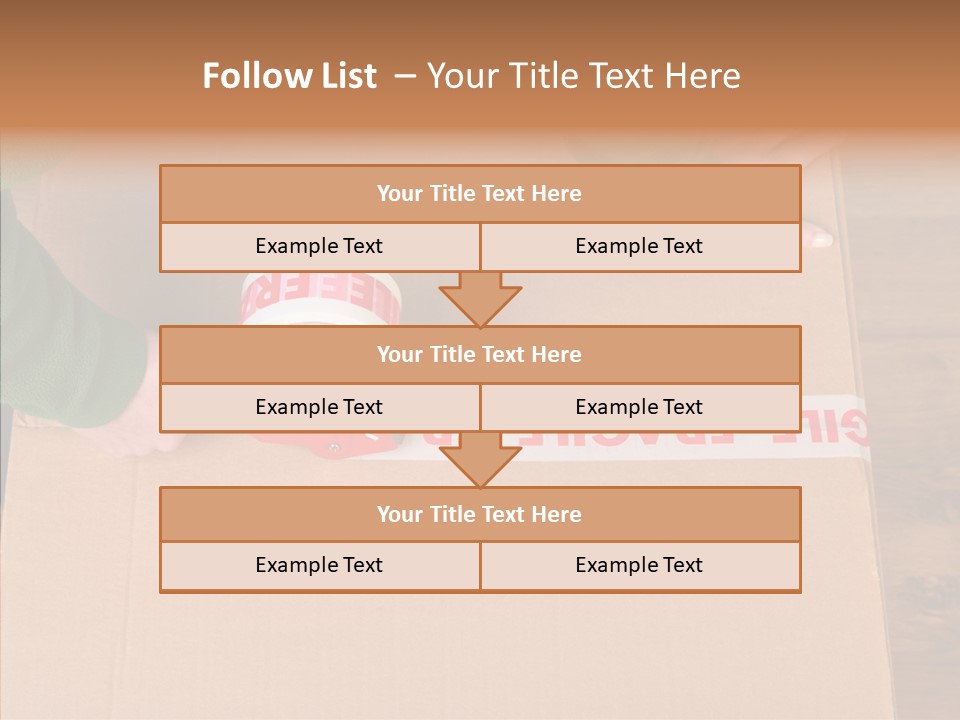 Moving House Box Preperation PowerPoint Template