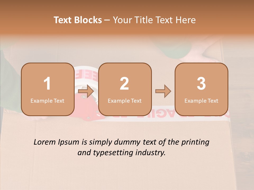 Moving House Box Preperation PowerPoint Template