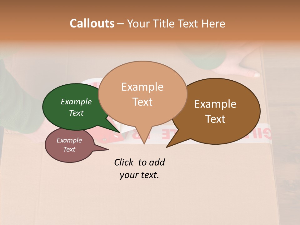 Moving House Box Preperation PowerPoint Template