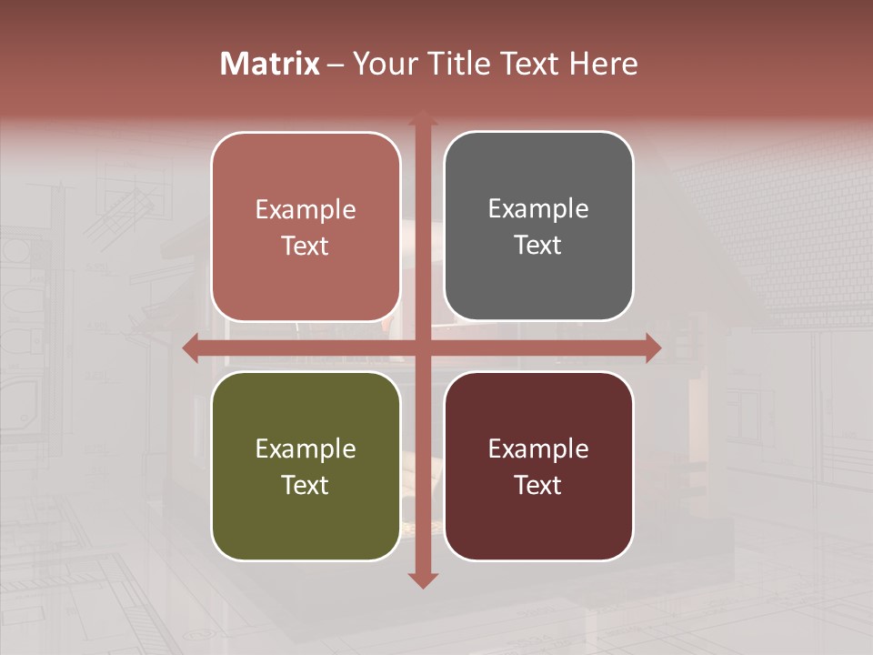 Cut Table Sofa PowerPoint Template