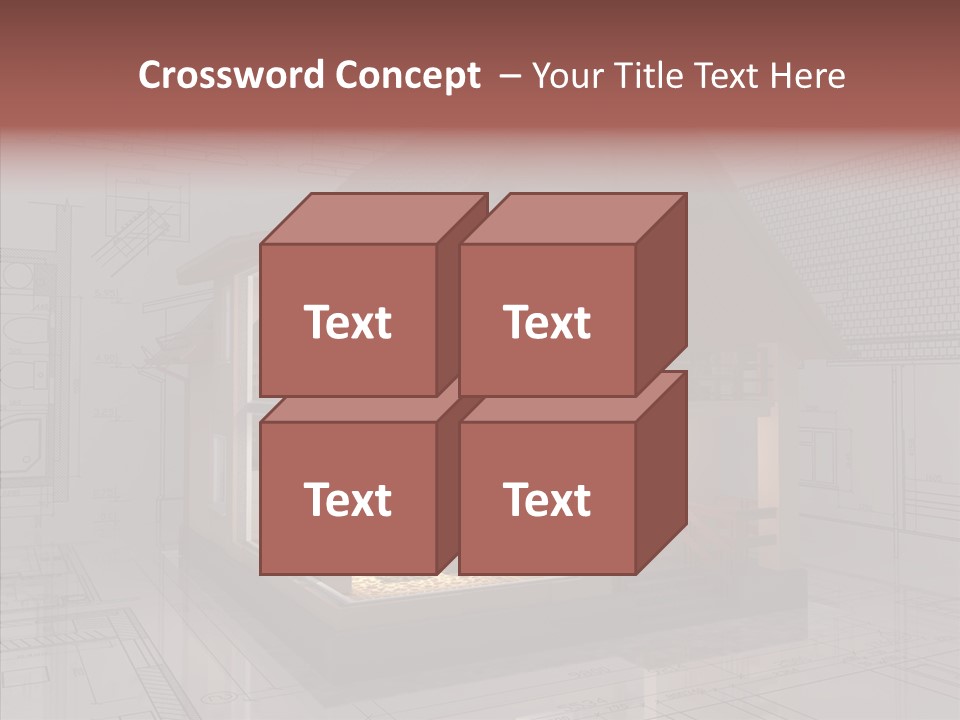 Cut Table Sofa PowerPoint Template