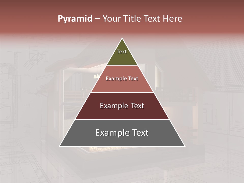 Cut Table Sofa PowerPoint Template