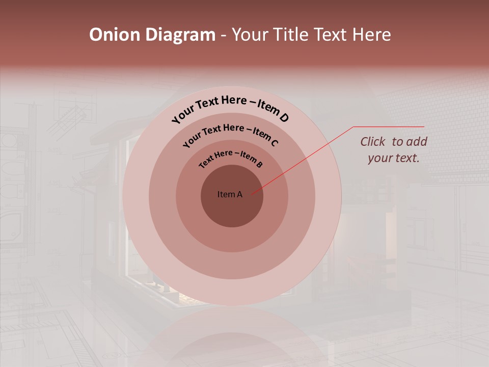 Cut Table Sofa PowerPoint Template