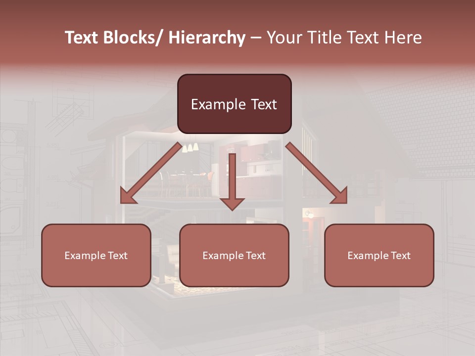 Cut Table Sofa PowerPoint Template