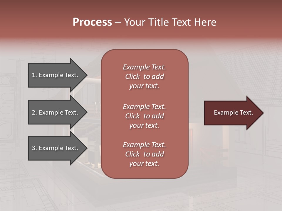 Cut Table Sofa PowerPoint Template