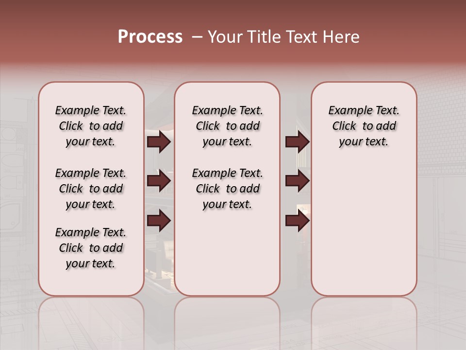 Cut Table Sofa PowerPoint Template