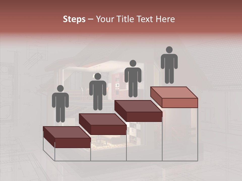 Cut Table Sofa PowerPoint Template