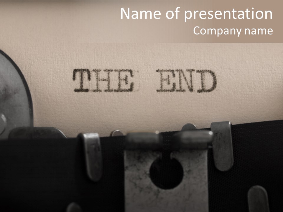 Old Past Antique PowerPoint Template