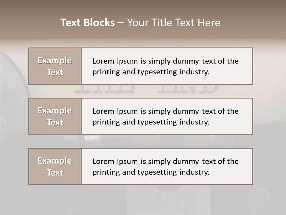 Old Past Antique PowerPoint Template