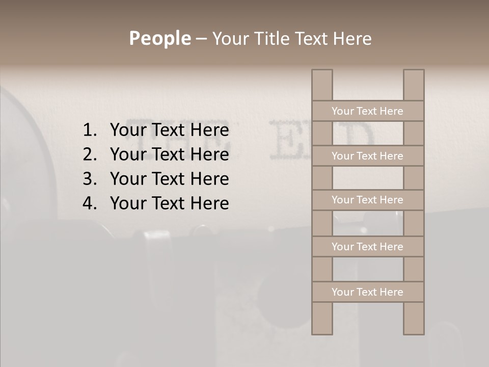 Old Past Antique PowerPoint Template